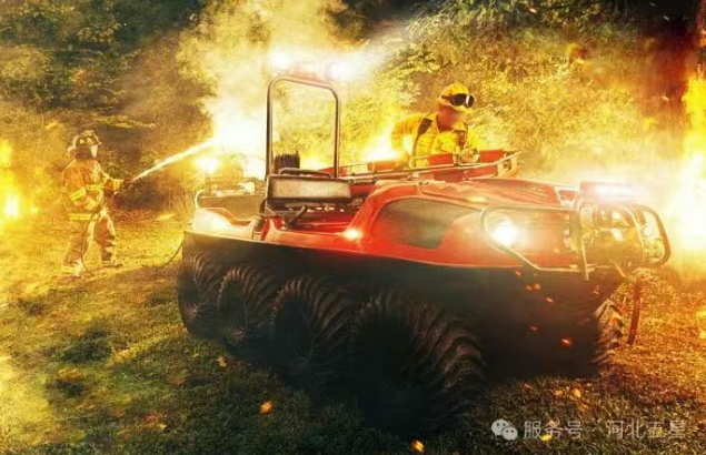 河北五星“瓦爾特·霸王龍”8×8水陸兩棲全地形車：解鎖全行業(yè)搶險(xiǎn)新可能